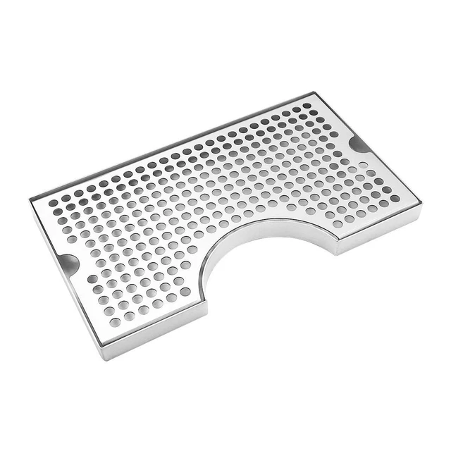 Kegerator Beer Drip Trays, Stainless Steel Keg Drip Tray with Non-Sl...