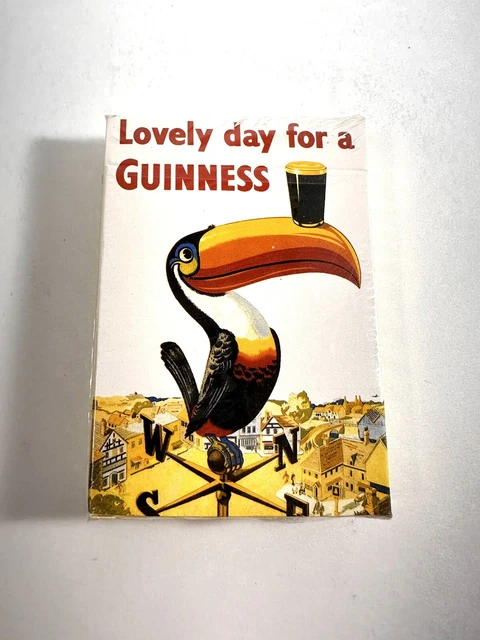 Vintage Sealed Lovely Day For A Guinness Original Playing Cards Sealed