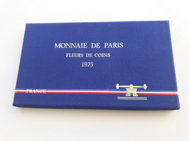 Coffret FDC 1975 avec 50 Fr Hercule Argent état neuf 2