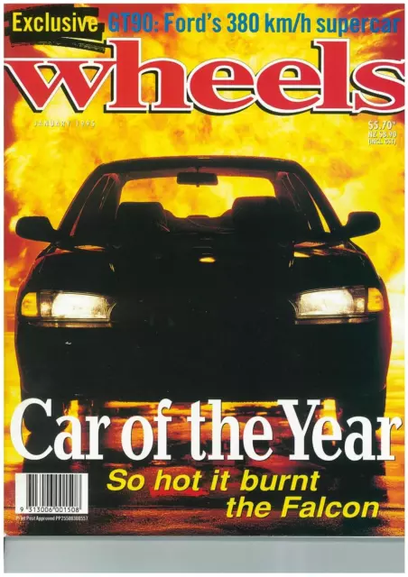 WHEELS car Magazine January 1995 CAR OF THE YEAR COTY Subaru Liberty Saab 900SE