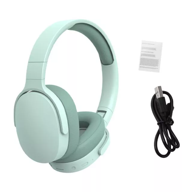 Wireless Bluetooth Noise Cancelling Headphones Ergonomic Over Ear Stereo Headset