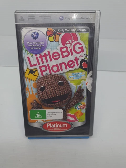 Jeu LittleBigPlanet PSP - Platinum - Version Française - Complet (Boîte, Notice)