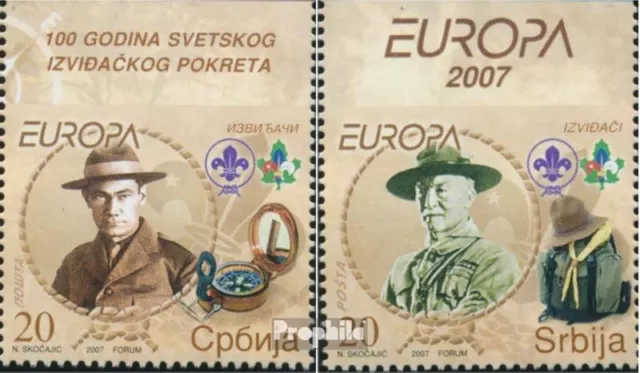 Serbia 196Do-197Do (completa edizione) MNH 2007 Scouts