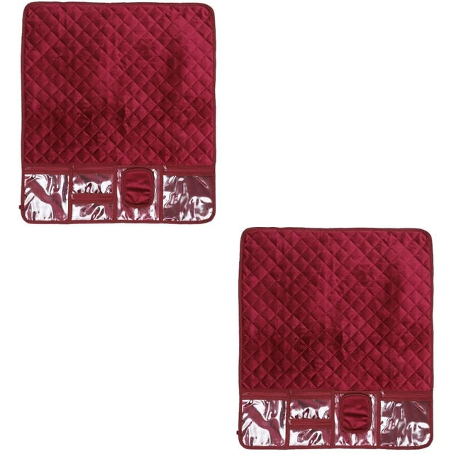 2 stücke Nähmaschine Pad für Tabelle mit Taschen wasserdichte Oxford Tuch Nähmat