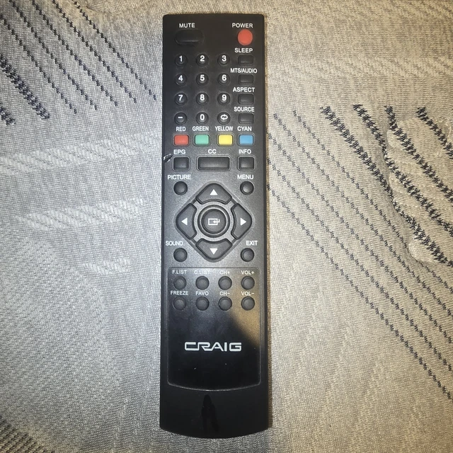 CRAIG REMOTE CONTROL MGD-054 LED TV Black PicClick CA