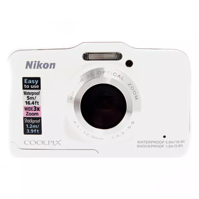 Nikon COOLPIX S31 Waterproof / Underwater Digital Camera - 10.1MP / HD - Great