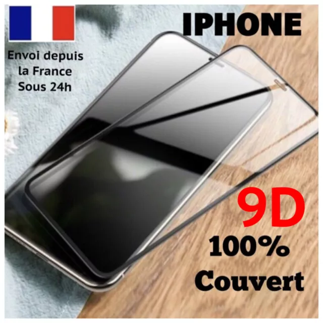 Vitre protection film verre trempé pour iPhone 8 7 6 Plus XR XS 11 PRO MAX  12