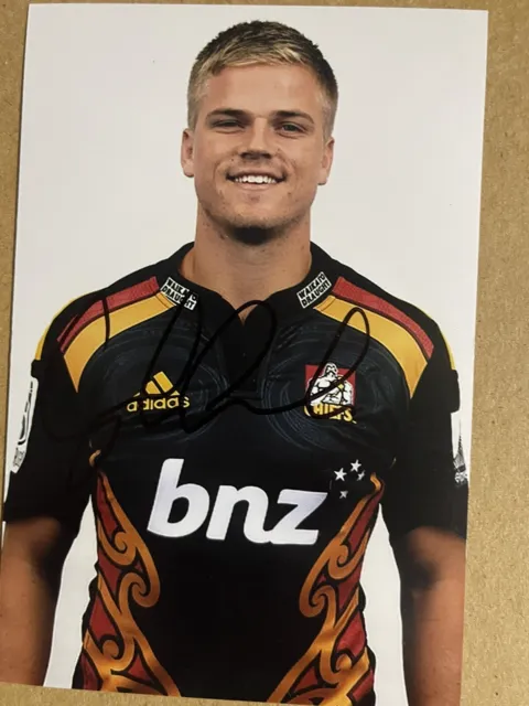 Gareth Anscombe - Chiefs Rugby Signed 6x4 Photo