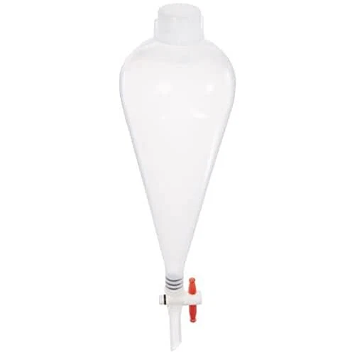 United Scientific 81202 Polypropylene Separatory Funnels 250ml Capacity