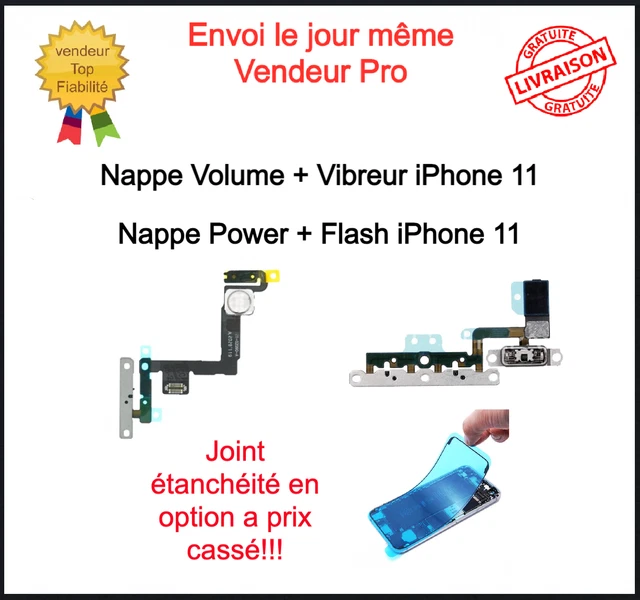 Génuine Nappe Boutons Power ON/OFF et Volume Huawei P8 Lite ( ALE-L21
