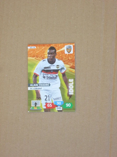 TRAORE  FC LORIENT  IDOLE  Trading card carte ADRENALYN PANINI 2013-2014