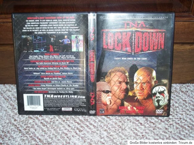 TNA Lockdown 2007 Wrestling DVD WWF WCW ECW WWE NWA DWA AWA WXW SMW neu englisch