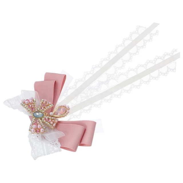 JKQBUX Fiocco Strass Moda Fiocco Fiocco Spilla Pre-Legato Papillon per Uomo Donna Cravatta Collo Natale Matrimonio Cerimonia, Blu acqua., 13.5*10.5CM