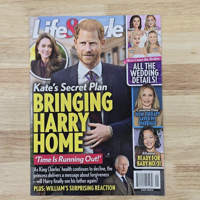 LIFE & STYLE Weekly Magazine January 6 2025 Royal News • Cameron Diaz ...