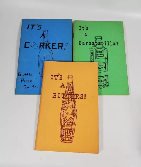 It's A Bitters II Sarsaparilla Corker Art & Jewel Umberger Bottle Price Guide