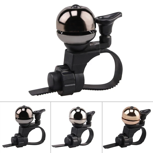 Cloche De Vélo Vintage Twist Grip - Pour Guidon, Noire, Fonctionne, Occasion