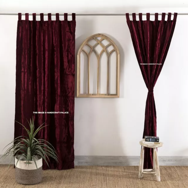 2x Terciopelo de Lujo Blockout Cortinas Grueso Suave Ventana Draperies 1 Par