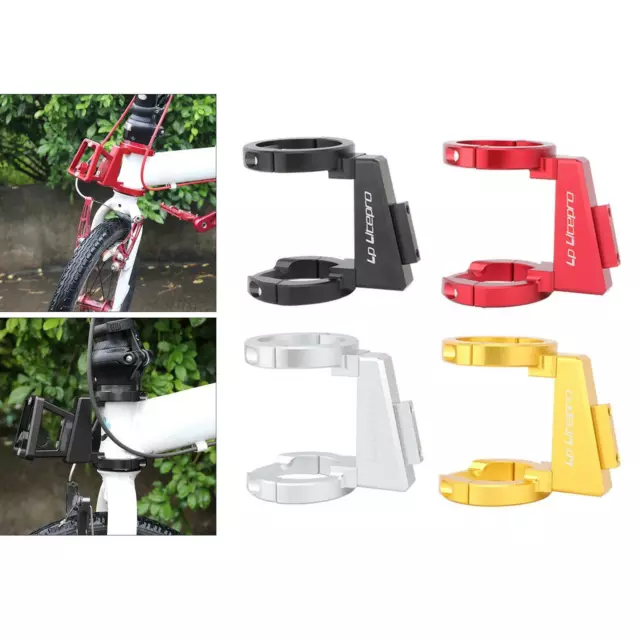 Bicycle Front Carrier Block Cycling Bag Bracket Rack Holder Adapter for Dahon