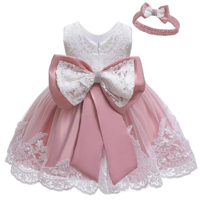 Baby Girls First Birthday Dress Newborn Princess Dresses Party Pageant Prom Gown