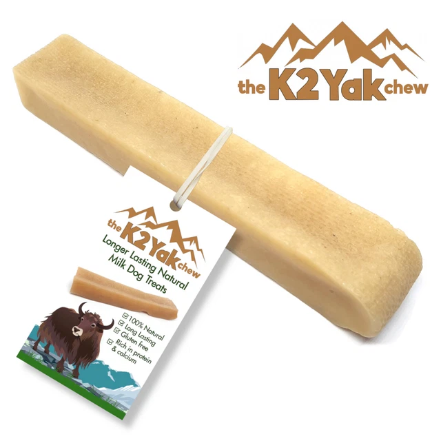 DOG YAK CHEWS K2 Dog Treats Natural Longer Lasting Himalayan Milk Tough