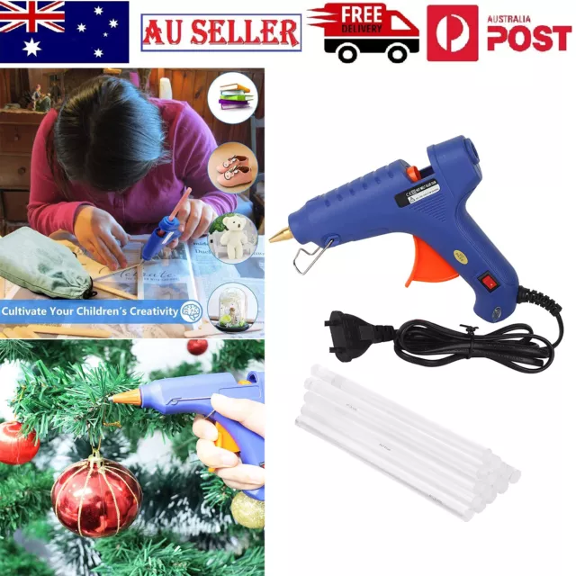 NewElectric Hot Melt Glue Gun Trigger Adhesive Sticks Craft DIY Hobby Repair Kit