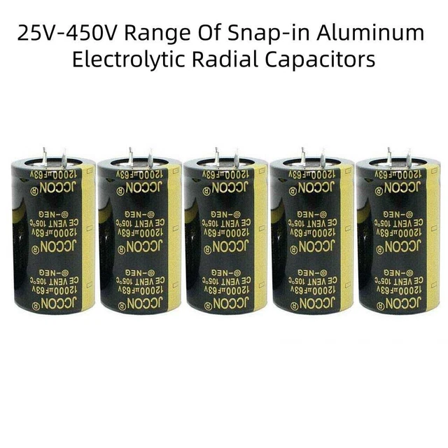 Aluminum Electrolytic (Polarized) Industrial Capacitors Snap