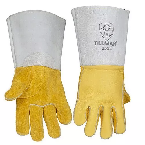 Tillman 855 Heavyweight Top Grain Deerskin Cowhide ARC STICK Welding Work Gloves