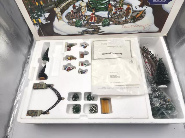 Dept 56 All Around The Park Village Animated Accessory Set Tested Original Box 3