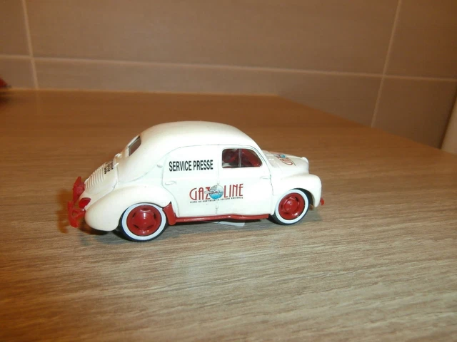 Modèle Réduit SOLIDO Rare : Renault 4CV Berger Tour De France, échelle 1/17 - Occasion TBE