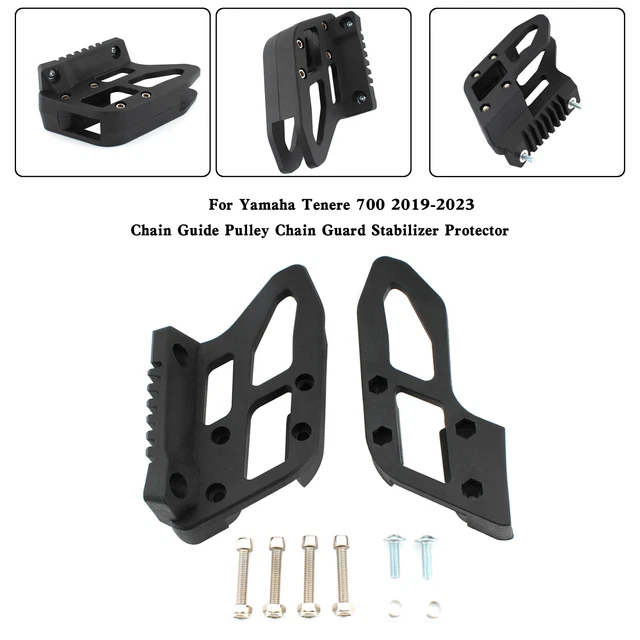 FSFY CNC Chain Guard Guide Protection Stabilisateur Pour Yamaha Tenere