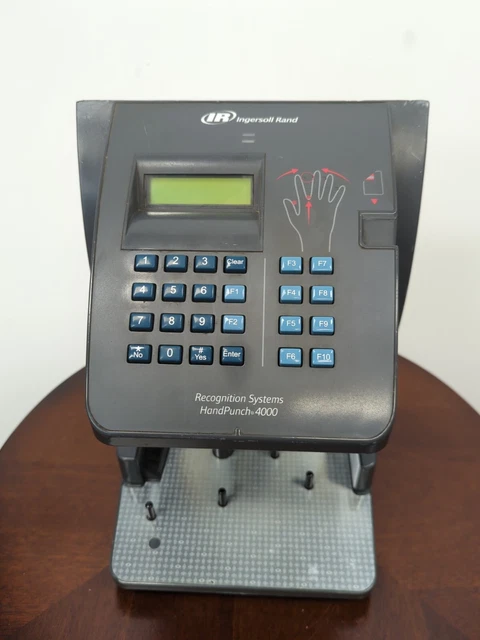 Hand Punch HP 4000-E Biometric Clock 3498 User Upgraded TCP/IP Ethernet