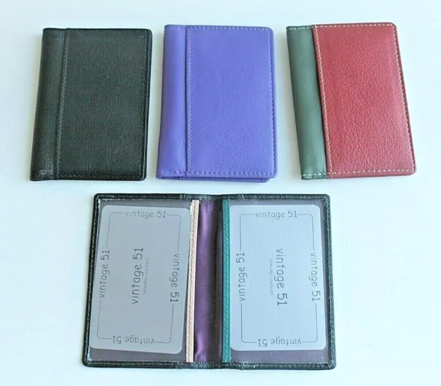 Golunski Leather Travel Pass Card Holder * 8 colours  Oyster Card, Train, Tram