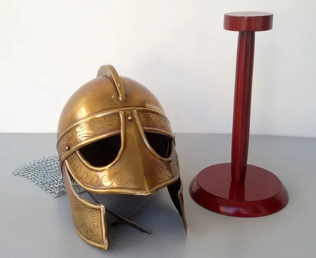 Eowyn Helmet Dernhelm LOTR Lord of The Ring Costume Cosplay Prop Wolf Style Gift