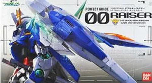 Bandai Pg 1/60 GN-0000 + GNR-010 00 Raiser Kit Modello Gundam 00 New Da Japan F