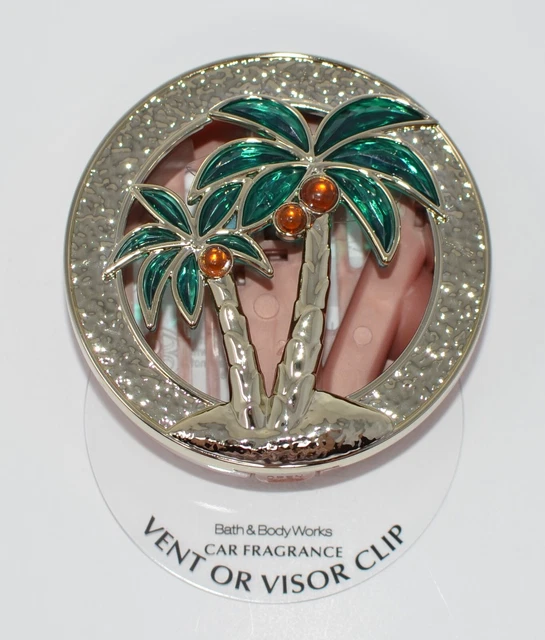 BATH & BODY Works Palm Trees Scentportable Holder Vent Visor Clip Car