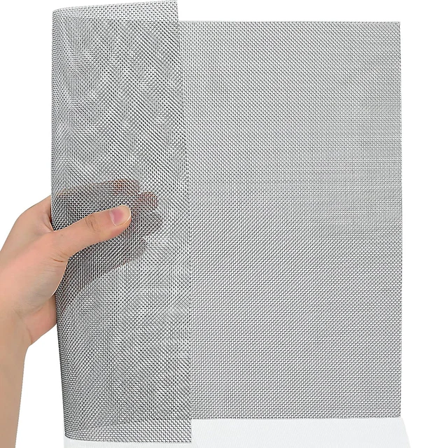 20 Mesh Stainless Steel Mesh Screen 1Pack Woven Wire Mesh 11.3×14.3 Inches (283×