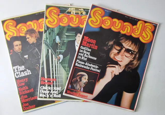 AUSWAHL = *Sounds*  Musik Magazine ~ Jahrgang 1979 Heft 1 bis 12