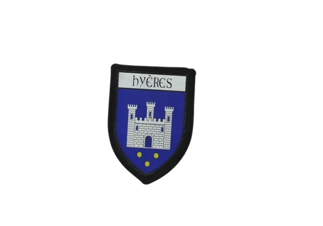 Wappenschild Brode Zum Aufbügeln Bedruckt; Wappen Rathaus Feuerwehr Hyeres Patch