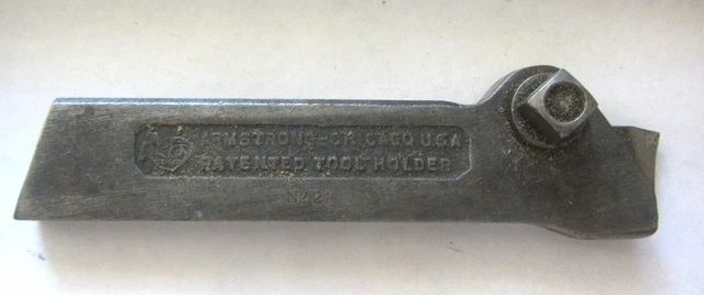 Armstrong Chicago Usa Vintage Patented Tool Holder No 21 W/ Blade