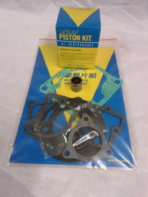 Kawasaki Kx 80 1998-2000 Top End Engine Set Gaskets Small End Bearing Piston Kit