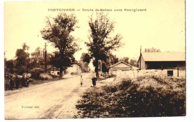 (S-100525) FRANCE - 51 - PONTGIVART CPA      FOURNEL  ed.