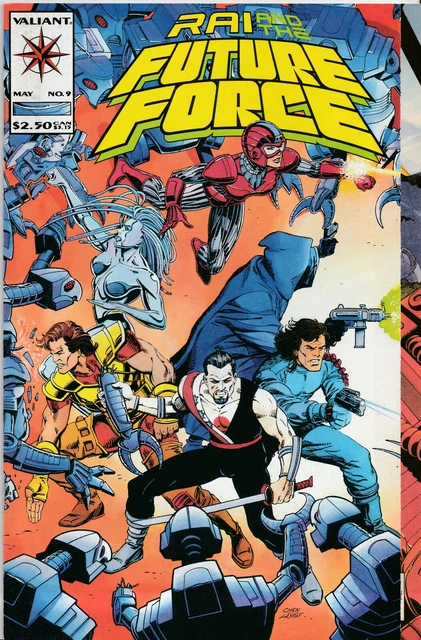 RAI AND THE FUTURE FORCE #9 Valiant Comics Magnus Robot Fighter Eternal Warrior