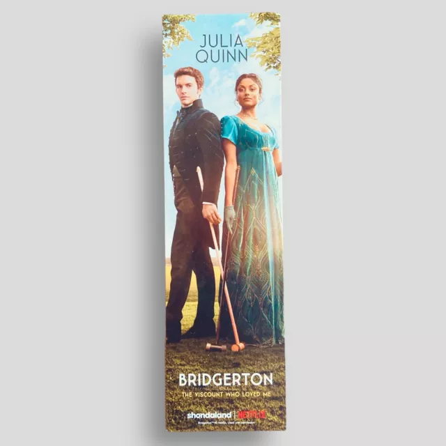 Bridgerton Julia Quinn Collectible Promotional Bookmark -not the book
