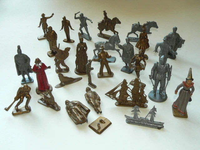 Lot de 27 figurines Café Mokarex Legal Savourex Martin Caiffa Familistere Michel