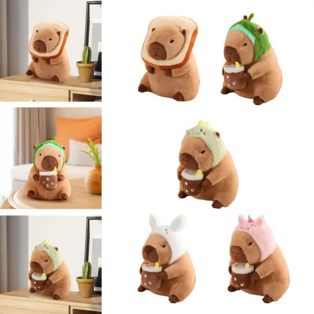 Meilleur animal en peluche réaliste Capybara unique à prix réduit, jouets  pesés de rongeurs réalistes, jouets en peluche Capybara rampants souples