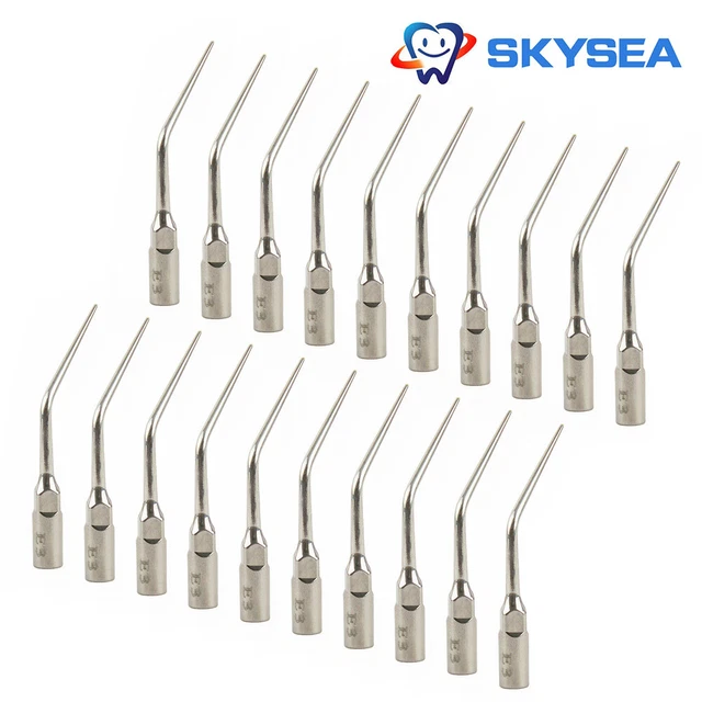 5/10/20 Dental Ultrasonic Scaler Endo Insert Tips E3 Fit WOODPECKER EMS