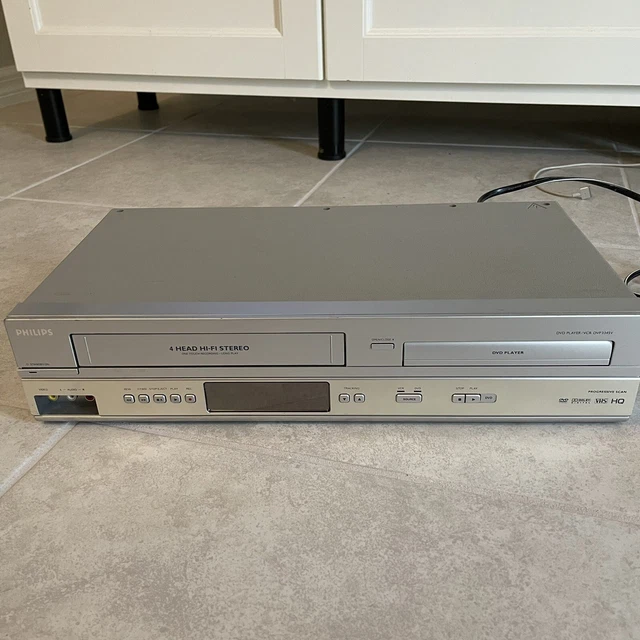 PHILIPS DVD VCR Combo Player DVP3345V 4Head HiFi VHS NO REMOTE