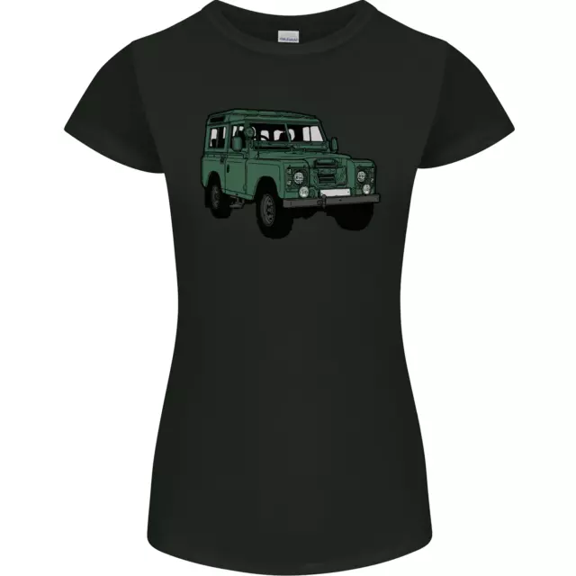 4X4 Off Road Roading 4 Wheel Drive Womens Petite Cut T-Shirt