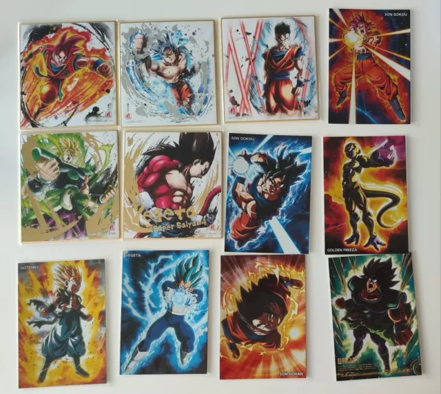 Lot shikishi dragon ball / Wafer