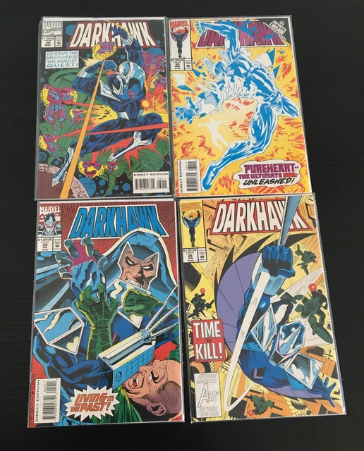 DARKHAWK  Marvel Comics Low Run Comic Books Vintage Key Issue #29,39,28,30